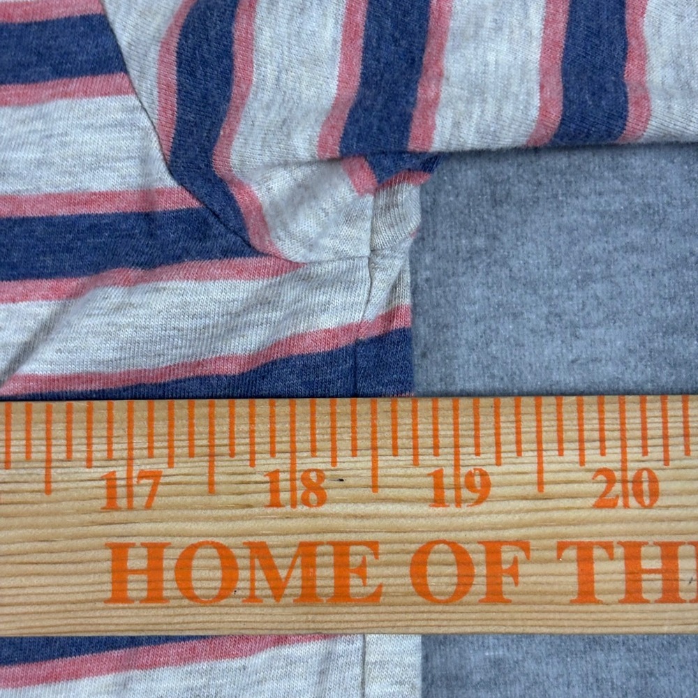 Patagonia Mens Organic Cotton Striped Polo Shirt Small‎ Grey Blue Pink 52776 - Picture 6 of 9
